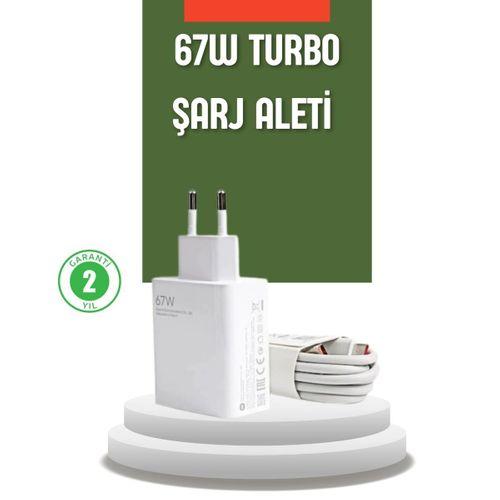 67 Watt Turbo Şarj Cihazı  Redmi Note 10 11 12 Uyumlu