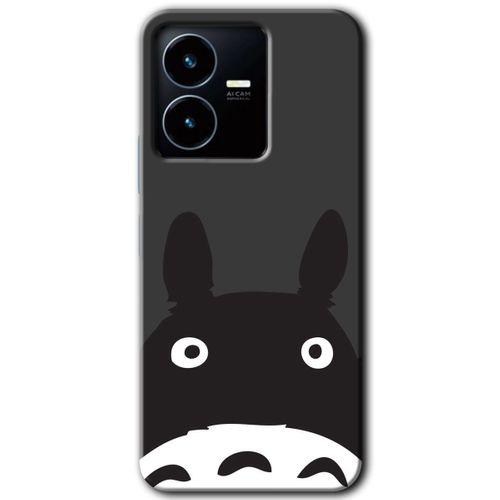 Vivo Y22s Kılıf HD Desen Baskılı Arka Kapak - Şaşkın Eşek