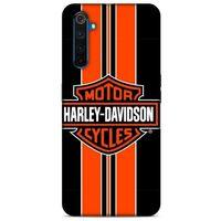 Realme 6 Pro Uyumlu Kılıf Motorsiklet (36) Glitter Kılıf Harley Davidson
