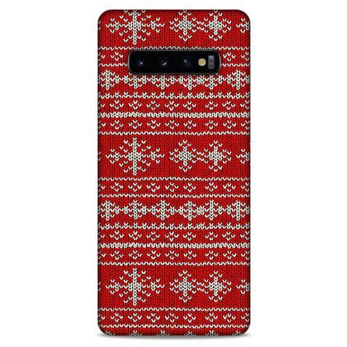 Kazak (8) Desenli Silikon Kapak Samsung Galaxy S10 Plus Kılıf