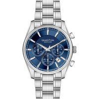 Quantum PWG1238.290 Quartz Çelik Gri Lacivert Kadran 10 ATM 41 mm Erkek Kol Saati