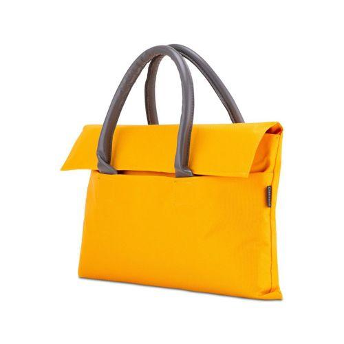 Classone BYN-EL008 WTXPro Su Geçirmez Kumaş 13-14 inch Bayan Laptop El Çantası- Tote Bag – Sarı