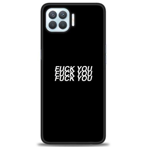 Oppo Reno 4 Lite Kılıf HD Baskılı Kılıf - You You You + Tam Ekran Koruyucu