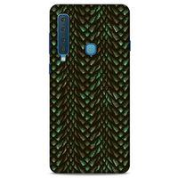 Samsung Galaxy A9 2018 Kılıf Dragons (3) Kapak Ejderha Cilt Yeşil