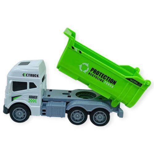 Temizlik Araçları Serisi - Sürtmeli Kamyon 12 cm  - 3626