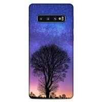 Lopard Samsung Galaxy S10 Uyumlu Kılıf Gece'S (29) Arka Koruma Kılıfı Ağaç
