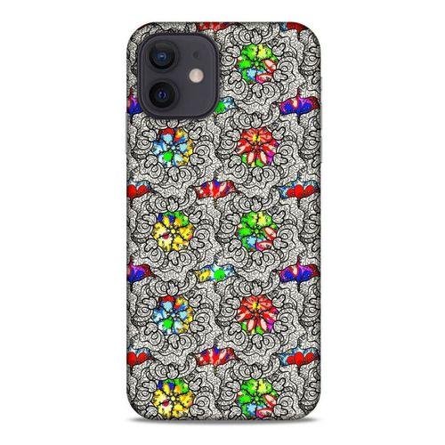 Graffitix (16) Desenli Silikon Kapak Apple iPhone 12 Kılıf
