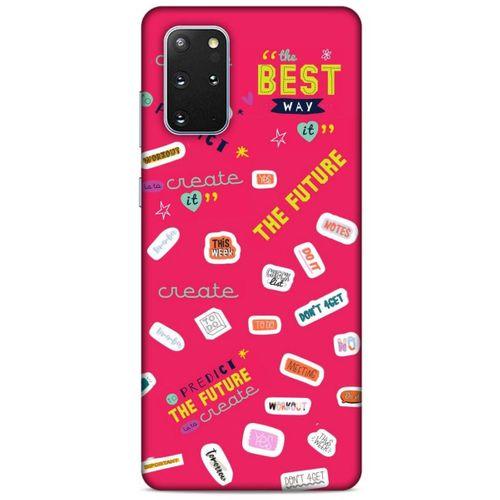 Samsung Galaxy S20 Plus Uyumlu Kılıf Pembe Delisi (44) Tough Armor Kılıf Writing