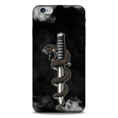 Lopard Apple Iphone 6 Plus Uyumlu Kılıf Tattoo's (11) Tam Koruma Yılan Dövmesi