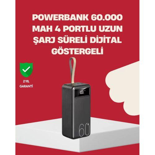 Led Ekranlı Çok Fonksiyonlu Taşınabilir Şarj Ünitesi Powerbank