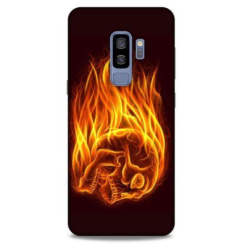 Lopard Samsung Galaxy S9 Plus Uyumlu Kılıf FireX (50) Shockproof Kılıf İskelet Kafa