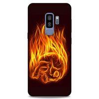 Lopard Samsung Galaxy S9 Plus Uyumlu Kılıf FireX (50) Shockproof Kılıf İskelet Kafa