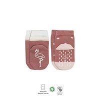Çocuk Bistyle Hayvan Figür Kaymaz Kız Soket Çorap 2'Li BS10120 Pudra