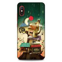 Lopard Xiaomi Mi A2 Lite Uyumlu Kılıf Manipülasyon ☻ (43) Thin Fit Kılıf Baskılı
