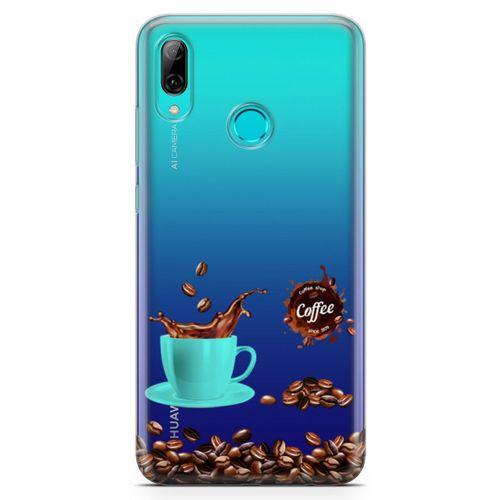 Huawei Y7 2019 Kılıf Coffe Time Arka Kapak Koruma Desenli Full Koruyucu
