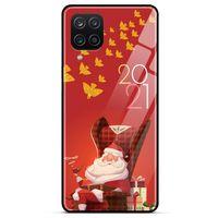Samsung Galaxy A12 Kılıf Yılbaşı Süsleri (3) Kapak