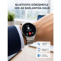 Akıllı Saat Nfc – Bluetooth Arama Ve Kablosuz Şarj Özellikli