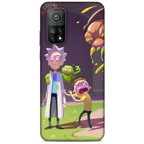 Xiaomi Mi 10T Pro 5G Uyumlu Kılıf Rick And Morty (31) TPU Kılıf Cronenberg Rick