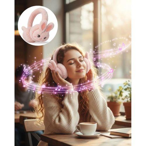 Peluş Kulaklıklı Bluetooth Kablosuz Müzik Dinleme Ve Görüşme Özellikli