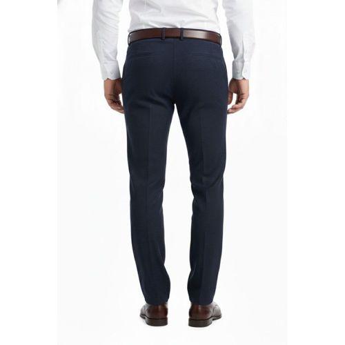 Erkek Regular Fit Çizgili Kumaş Pantolon Likra Kumaş BGL-ST05036