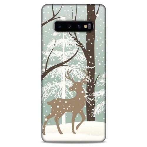 Samsung Galaxy S10 Plus Kılıf Snowix (22) Tam Koruma Kılıfı Açık Kahve