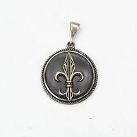 Opsidyen Taşlı Model Gümüş Erkek Kolye