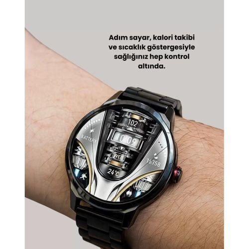 Sw80 Akıllı Saat 1.93″ Ultra Hd Ekran 700 Mah Batarya 3 Kordon