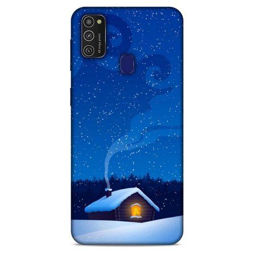 Samsung Galaxy M21 Kılıf Snowix (21) Koruyucu Kapak Parliement Mavi