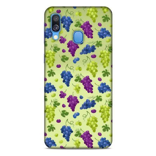 Frutix Üzüm 02 Samsung Galaxy A40 Kılıf Desenli Silikon