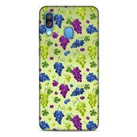 Frutix Üzüm 02 Samsung Galaxy A40 Kılıf Desenli Silikon