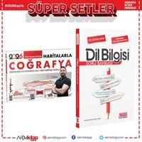 Yargı 2026 Tüm Sınavlar İçin Haritalarla Coğrafya ve AKM Dil Bilgisi Soru Bankası Seti 2 Kitap