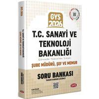 2026 GYS T.C. Sanayi ve Teknoloji Bakanlığı Şube Müdürü Şef Memur Soru Bankası Data Yayınları