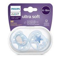 Philips Avent Philips Avent Ultra Soft Emzik 6-18 Ay Erkek