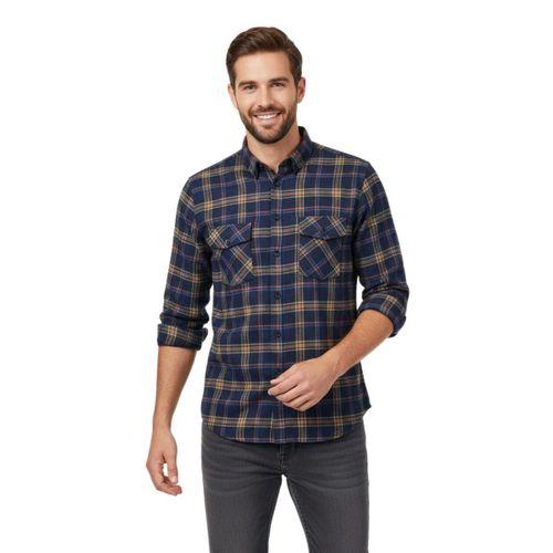 Erkek Kışlık Slim Fitt Uzun Kol Çift Cep Kapak Gömlek 2418 BGL-ST04799