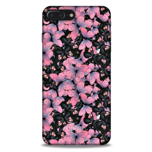 Apple Iphone 8 Plus Kılıf Kelebek Etkisi (25) Antişok Kapak Mavi Sarı