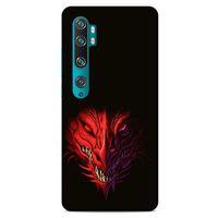 Xiaomi Mi Note 10 Kılıf Dragons (16) Kalın Kılıf Kırmızı King Ejderha
