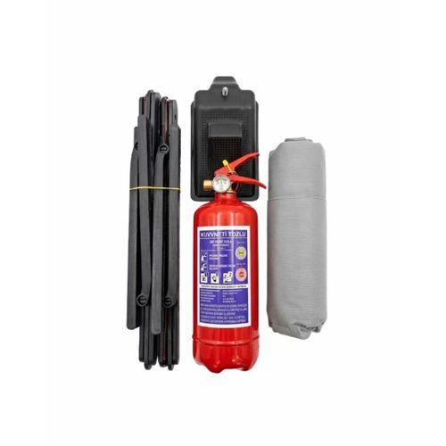 Araç Trafik Seti Muayene Uyumlu Yangın Söndürücü Ve İlk Yardım Kiti