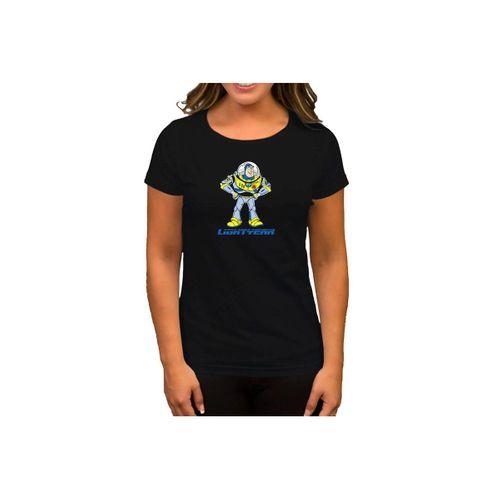 Buzz Lightyear Siyah Kadın Tişört