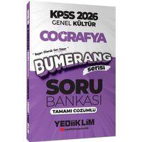 2026 KPSS Genel Kültür Bumerang Coğrafya Tamamı Çözümlü Soru Bankası   Yediiklim Yayınları