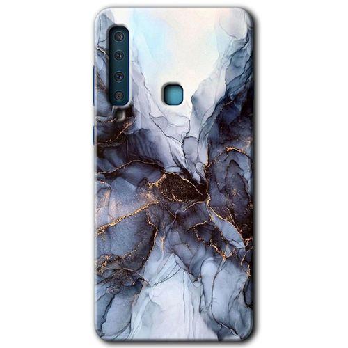 Potkal Hediye Fabrikası Samsung Galaxy A9 2018 Kılıf HD Desen Baskılı Arka Kapak - Otantik Mermer