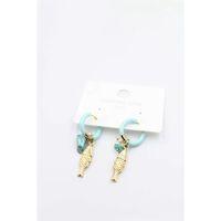 Balık Küpe - Turkuaz