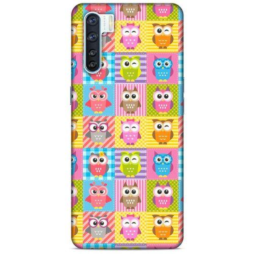 Baykuşlar (35) Desenli Silikon Kapak Telefon Kabı Oppo A91 Kılıf