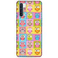 Baykuşlar (35) Desenli Silikon Kapak Telefon Kabı Oppo A91 Kılıf