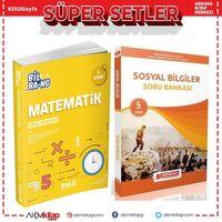 Ünlü Yayınları 5.Sınıf Bil Bang Matematik ve Referans Sosyal Bilgiler Soru Bankası Seti 2 Kitap