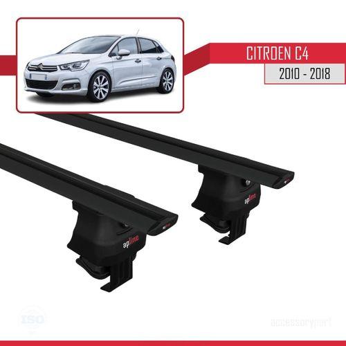 Citroen C4 2010-2018 Arası ile uyumlu ACE-4 Ara Atkı Tavan Barı SİYAH