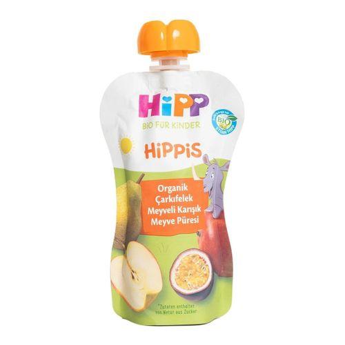 Hipp Organik Çarkıfelek Meyveli Karışık Meyve Püresi 100 Gr
