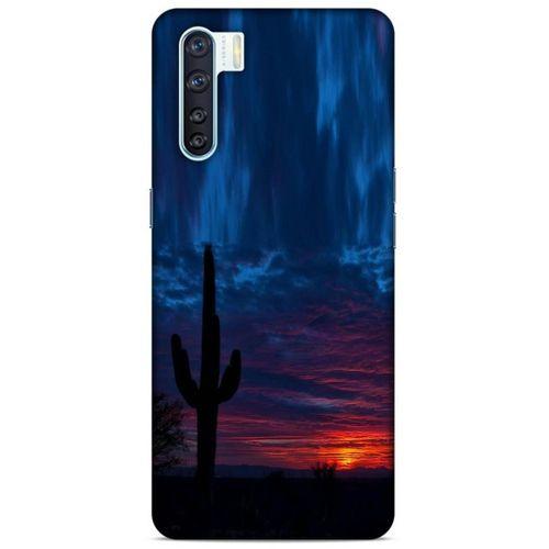 Lopard Oppo A91 Uyumlu Kılıf Gece'S (12) Koruyucu Silikon Mavi