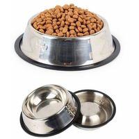 Paslanmaz Çelik Metal Mama Kabı 22 Cm.