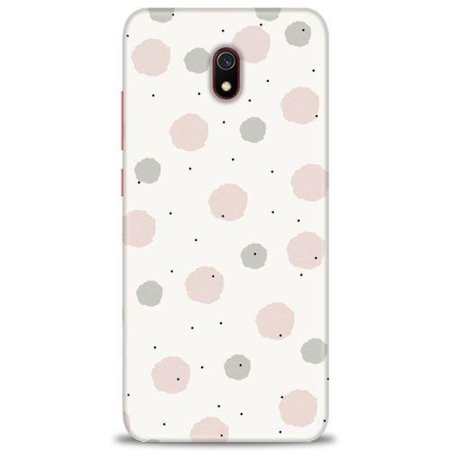 Xiaomi Redmi 8A Kılıf HD Baskılı Kılıf - Soft Benekler + Tam Ekran Koruyucu