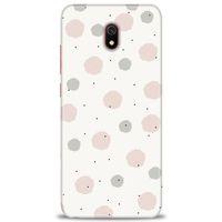 Xiaomi Redmi 8A Kılıf HD Baskılı Kılıf - Soft Benekler + Tam Ekran Koruyucu